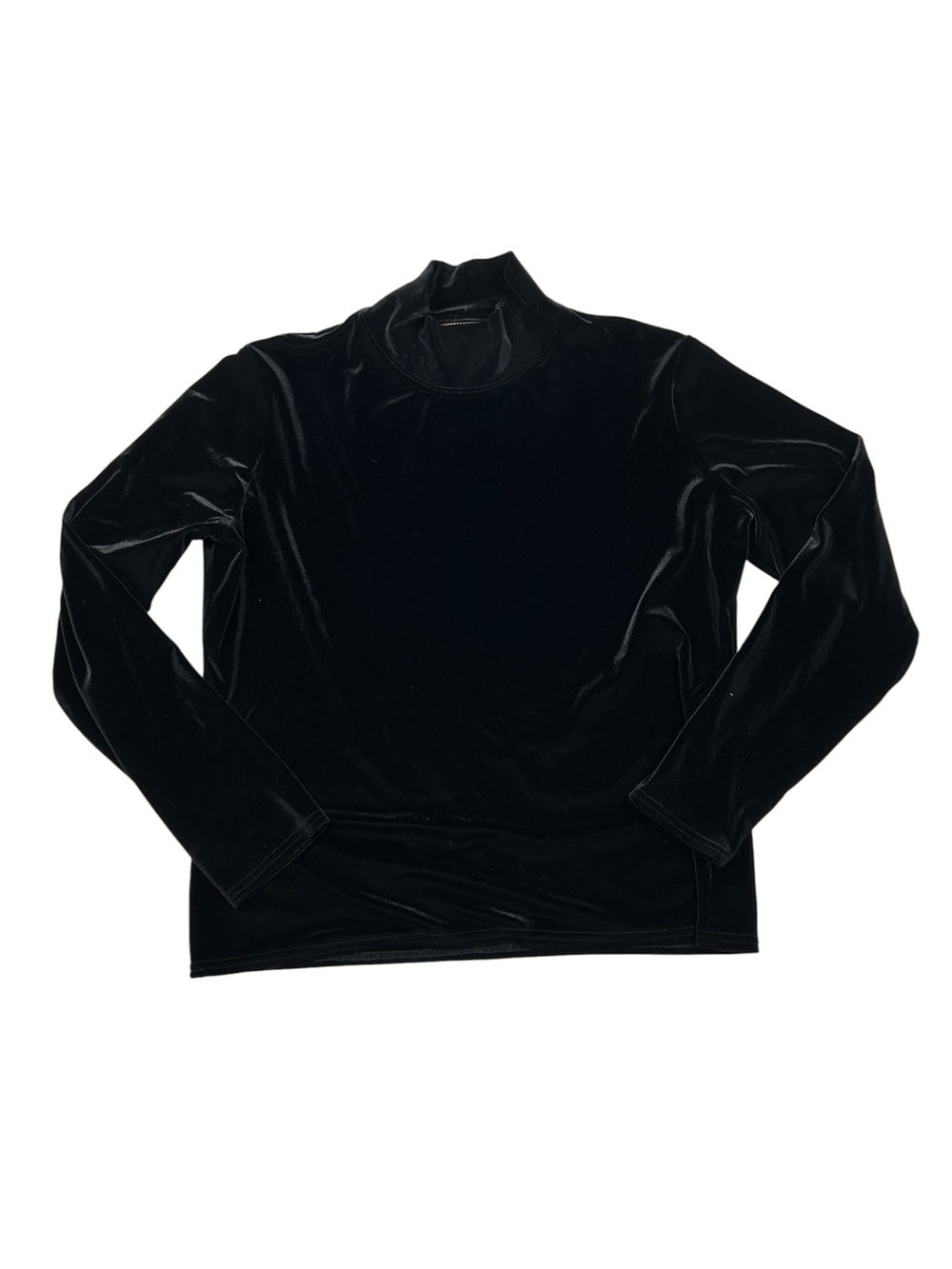 Double D Ranch Velvet Top Womens XL Black Boxy Y2K Retro Event Occasion